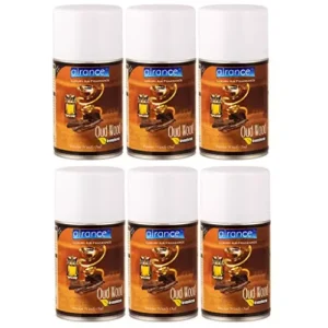 Airance 250 ml Each Oud Wood Fragrance Air Freshner Refill Perfume Spray (Pack of 6)