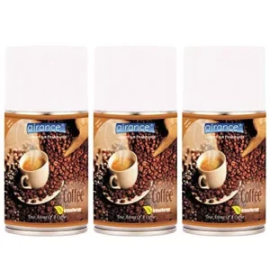 Airance 250 ml Each Coffee Fragrance Automatic Air Freshener Refill Perfume Spray (Pack of 3)