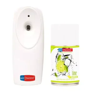 Airdscent Automatic Air Freshener & Refill With Refreshing Lime Fragrance 250 ml (Pack of 2)