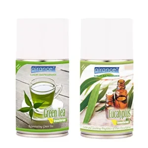 Airance 250 ml Each Green Tea & Eucalyptus Spray Air Freshener Automatic Spray (Pack of 2)
