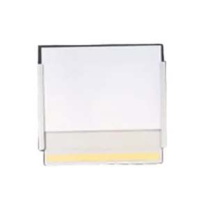 AS ONE White Separating Trash Box Sign Plate, 7-5635-04