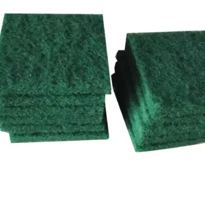 Brite Guard Green Scrubber Pad 3x3 Inch Set of 5 Piece ASM-102-08