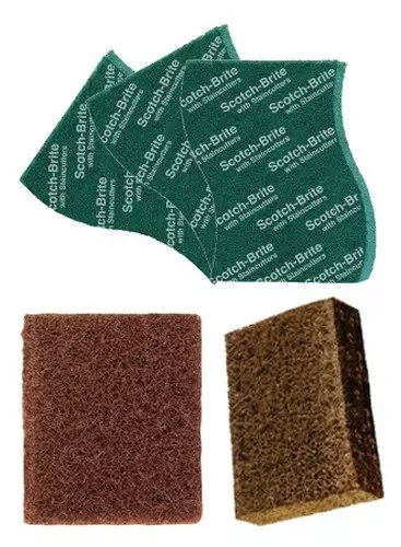 3M Scotch-Brite Heavy Duty Large Sponge (2 units) & Scrub Pad Large (3 units)