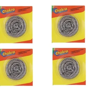 3M Scotch-Brite Silver Stainless Steel Scrub (Pack of 4)