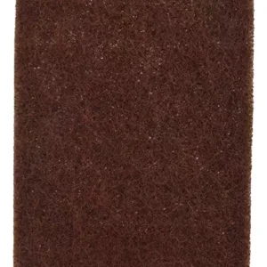 Brite Guard Polyester Multipurpose Scrub Pad 6x4 Inches (Brown, 10-Piece)