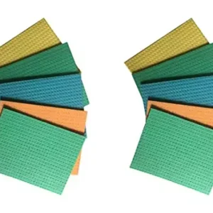 Brite Guard Cellulose Cleaning Sponge Mop (20 x 16 x 0.5 cm, Multicolour) - Pack of 10 Pieces