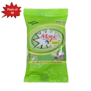 Mazic Multipurpose 63 X 75 mm Budget Pack Green Scrub Pad for Utensils Cleaning (Pack of 40)