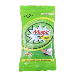 Mazic Multipurpose Regular Pack Green Scrub Pad for Utensils Cleaning (Pack of 20)