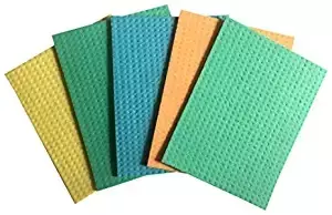 Brite Guard Cellulose Cleaning Sponge Mop (20 x 16 x 0.5 cm, Multicolour) - Pack of 20 Pieces