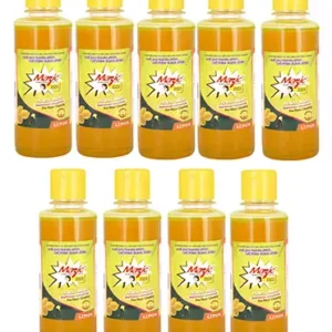 Mazic 200 ml Lemon Fragrance Yellow Liquid Phenyl (Pack of 9)