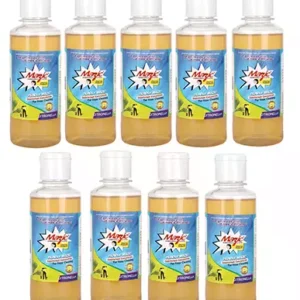 Mazic 200 ml Citronella Fragrance Brown Liquid Phenyl (Pack of 9)