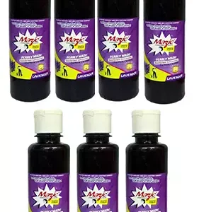 Mazic 200 ml Lavender Fragrance Black Liquid Phenyl (Pack of 7)