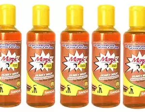 Mazic 200 ml Sandal Fragrance Orange Liquid Phenyl (Pack of 5)