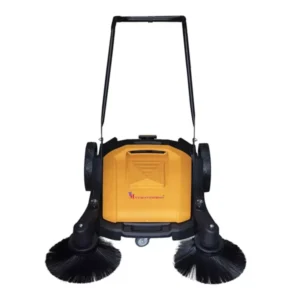 MAF PRO MS852 Sweeper Manual Microfibre Dry Brush (Yellow) Twin Push Sweeper