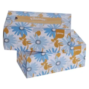 Kleenex 60037 2 Ply Facial Flat Tissue Box (200 Soft Tissues Per Pack, Pack of 2)