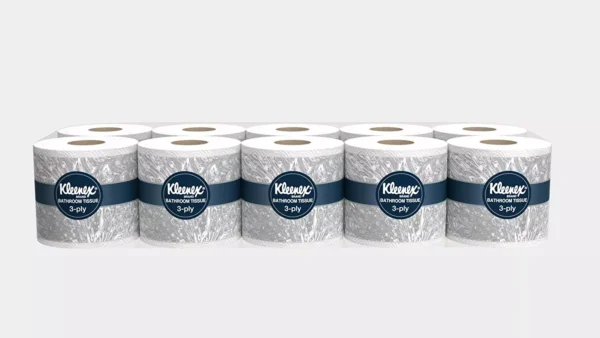 Kleenex 11x10 cm 240 Pulls 3-Ply Toilet Paper- 82026 (Pack of 10)