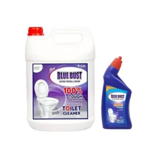 BLUEBUST 5 L & 250 ml Refreshing Fragrance Disinfectant Thick Toilet Cleaner (Pack of 2)