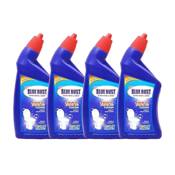BLUEBUST 1 L Each Refreshing Fragrance Disinfectant Thick Toilet Cleaner (Pack of 4)