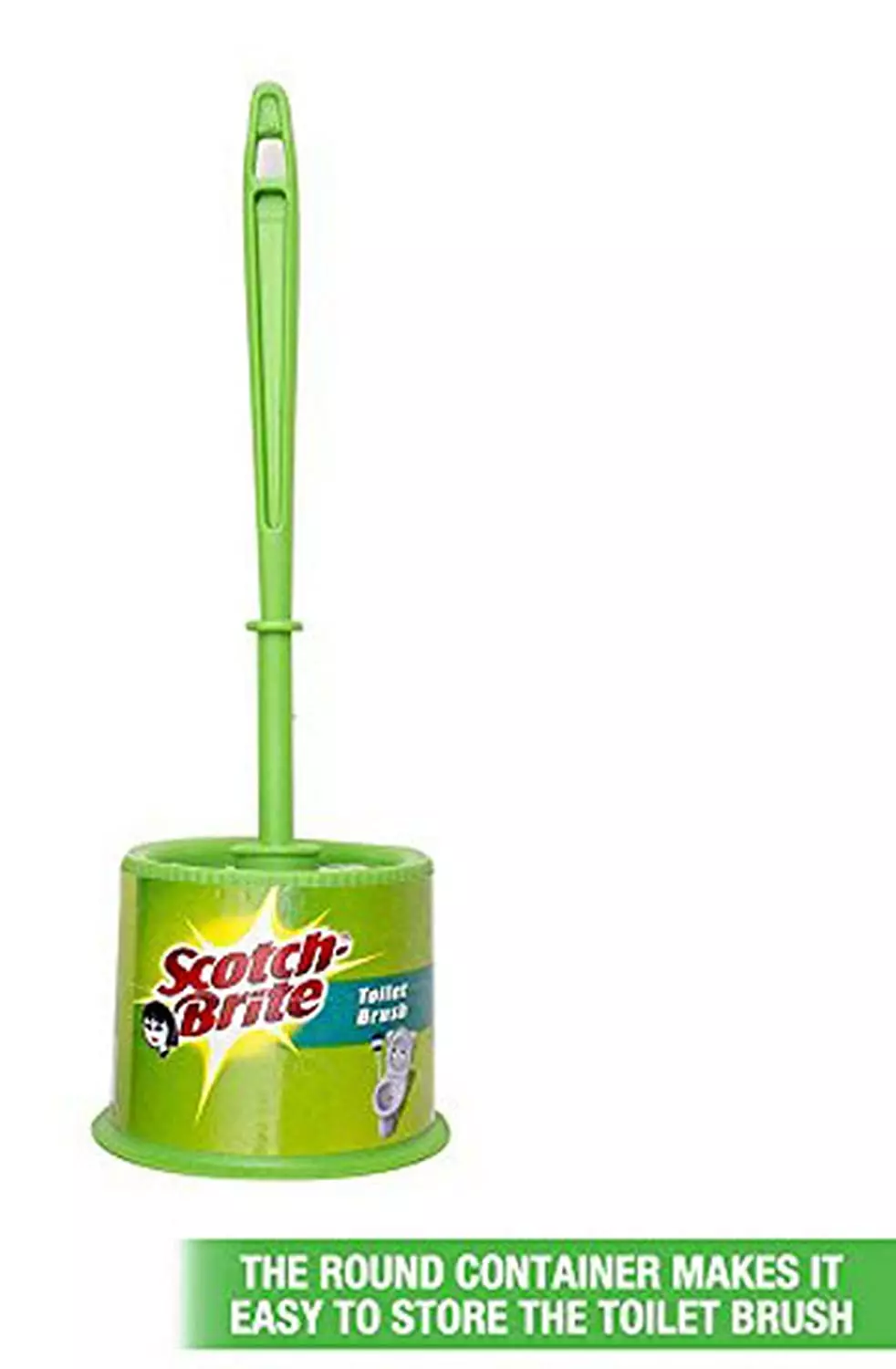 3M Scotch-Brite Round Toilet Brush with Holder