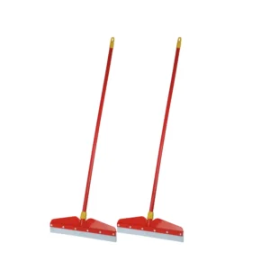 Mazic Jumbo Floor Cleaning Wiper Long Handle with Wide Foam for MultipurPose- Red (Pack of 2)
