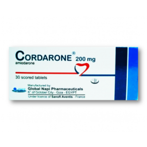 CORDARONE 200 MG ( AMIODARONE ) 30 SCORED TABLETS