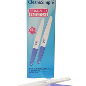 Clear & Simple Pregnancy Test Sticks 2?s