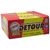 Detour Forward Delux Whey Protein Energy Bar Chocolate Crunchy Peanut 12 ? 3 oz