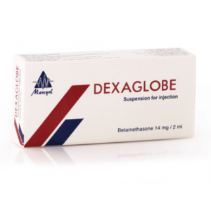 DEXAGLOBE 14 MG ( BETAMETHASONE ) 1 AMPPOULE 2 ML