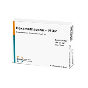 DEXAMETHASONE - MUP 8 MG / 2 ML ( DEXAMETHASONE SODIUM PHOSPHATE ) 5 AMPOULES