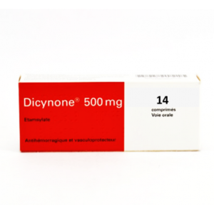 DICYNONE 500 MG ( ETHAMSYLATE ) 14 TABLETS