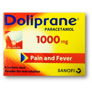 DOLIPRANE 1000 MG PAIN & FEVER RELIEVE ( PARACETAMOL ) 8 SACHETS