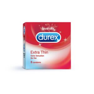 Durex Extra Thin Condom (3 COUNT) (PACK OF 5)