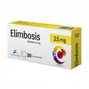 ELIMBOSIS 2.5 MG ( APIXABAN ) 30 FILM-COATED TABLETS