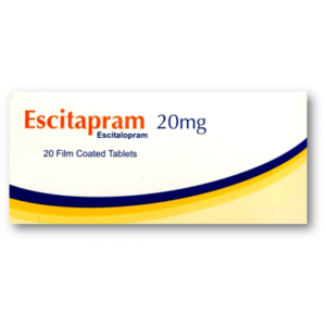 ESCITAPRAM 20 MG ( ESCITALOPRAM ) 20 FILM-COATED TABLETS