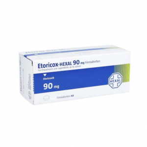 ETORICOX - HEXAL 90 MG ( ETORICOXIB ) 10 FILM-COATED TABLETS