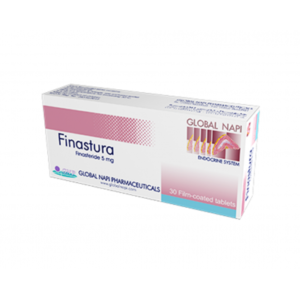 FINASTURA 5 MG ( FINASTERIDE ) 30 FILM-COATED TABLETS