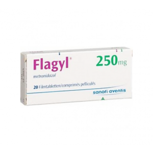 FLAGYL 250 MG ( METRONIDAZOLE ) 20 TABLETS