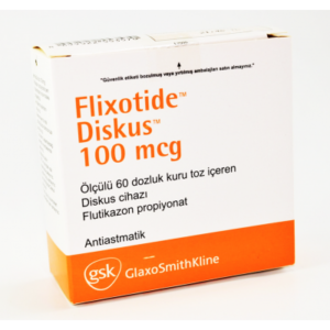 FLIXOTIDE DISKUS 100 MCG / DOSE ( FLUTICASONE PROPIONATE ) 60 DOSES