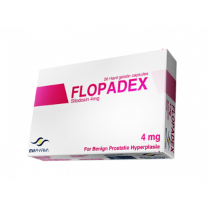 FLOPADEX 4 MG ( SILODOSIN ) 20 CAPSULES