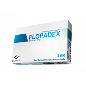 FLOPADEX 8 MG ( SILODOSIN ) 30 CAPSULES