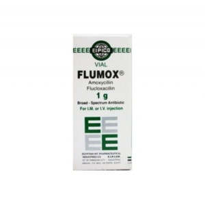 FLUMOX 1 GM ( AMOXICILLIN + FLUCLOXACILLIN ) I.M / I.V. VIAL