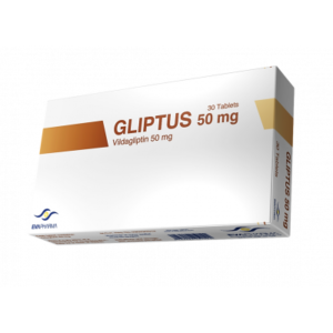 GLIPTUS 50 MG ( VILDAGLIPTIN ) 30 TABLETS