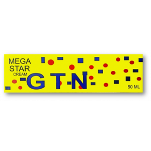 MEGA STAR GTN HEMORRHOIDS TREATMENT ( STEARIC ACID + CLOVE EXT. + D-PANTHENOL + PARABENS + GLYCERYL TRI-NITRATE ) CREAM 50 ML