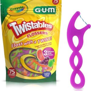 GUM Crayola Twistables Flossers 75?s