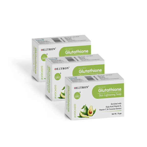 Swr Glutathione Avocado Soap 75gm Pack of 3