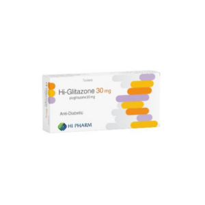 HI - GLITAZONE 30 MG ( PIOGLITAZONE ) 30 TABLETS