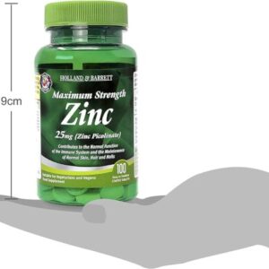 Holland & Barrett Maximum Strength Zinc Picolinate 25mg Tablets 100?s