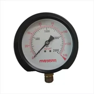 B K JAGAN & CO 4 inch Pressure Gauge (Range 2000 PSI)