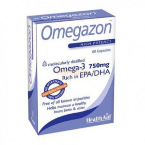 Health Aid Omegazon Capsules (Omega 3 Fish Oil) 60?s