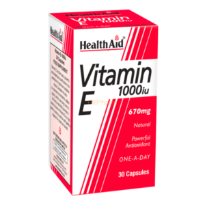 Health Aid Vitamin E 1000iu Natural Capsules 30?s